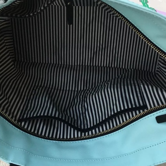 Kate spade car Francis scenic route tote RARE blue - Picture 8 of 8